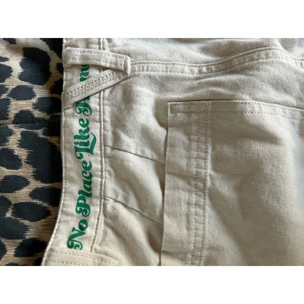 Vans No Place Like Home World Map‎ Shorts Size 27 Checkerboard Tan Women's